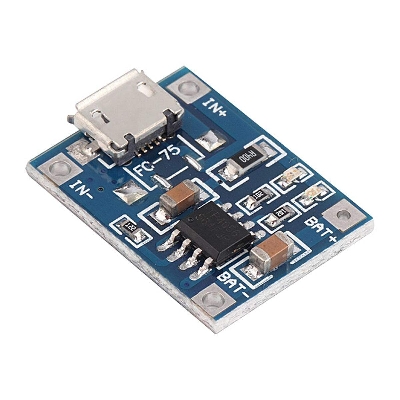 Picture of TP4056 TP 4056 5V 1A Micro USB Without Current Protection Battery Chargers Circuit Module Li-Ion Lithium Lipo 18650 AA AA Battery Charging Board Electronics Circuitry & Parts