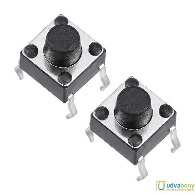 Picture of Tactile Push Button Switch 6x6x3mm 4 Pin-10Pcs
