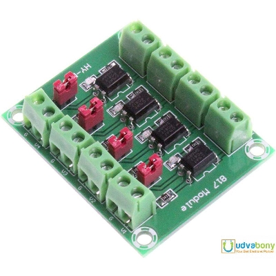 Picture of PC817 Optocoupler 4 Channel Voltage Isolation Board Voltage Converter Adapter Module