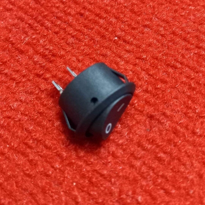 Picture of 3Pcs- BLACK Color Rocker Switch 6A 250VAC 10A 125VAC 2 Positions 2Pin On Off Full Plastic SPST Power Switches For Auto Car Boat IPS UPS
