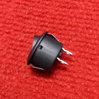Picture of 3Pcs- BLACK Color Rocker Switch 6A 250VAC 10A 125VAC 2 Positions 2Pin On Off Full Plastic SPST Power Switches For Auto Car Boat IPS UPS