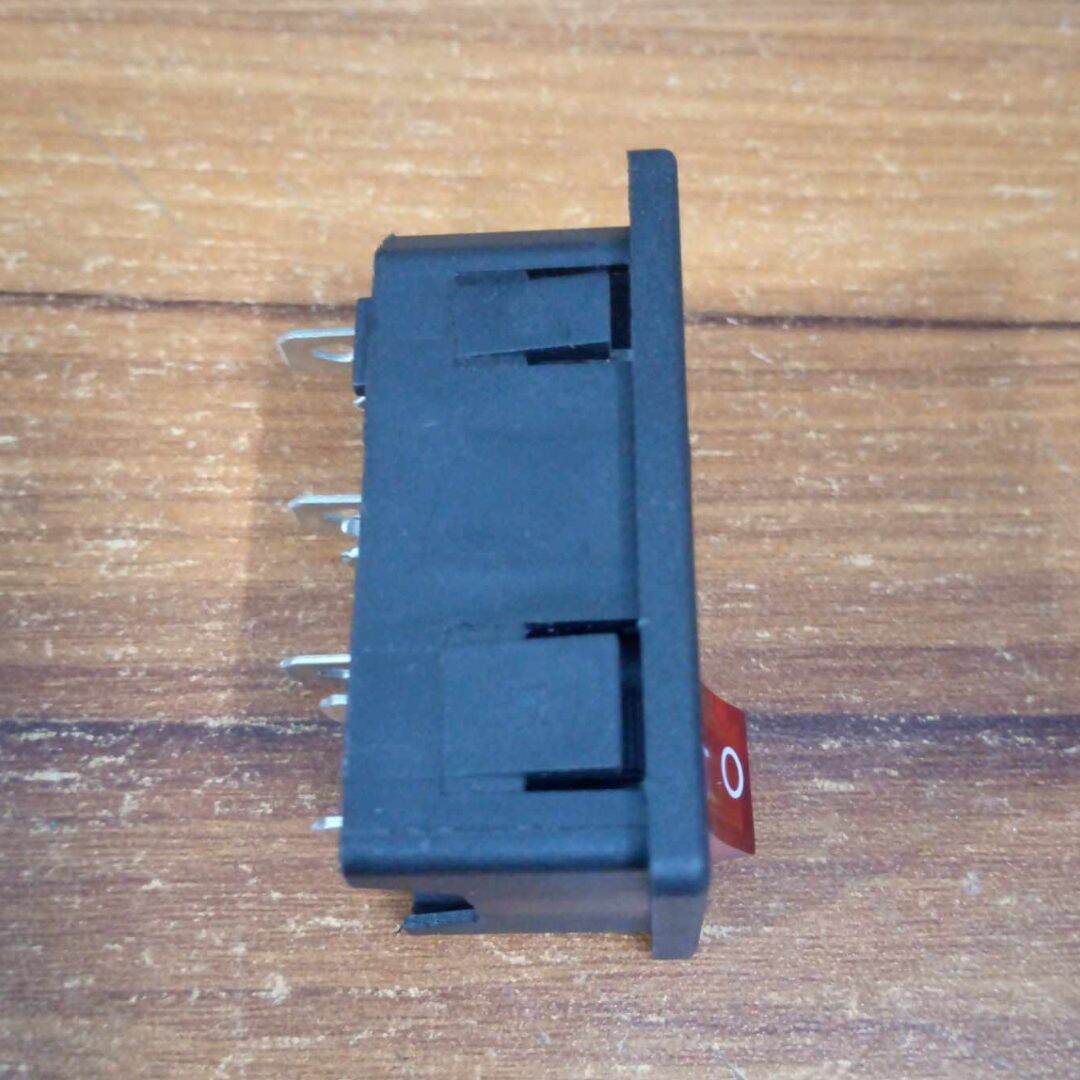 Picture of BK-AC-01 AC 250V 15A 3 Pin Terminal MALE Electrical Inlet Power Socket FUSE & Holder
