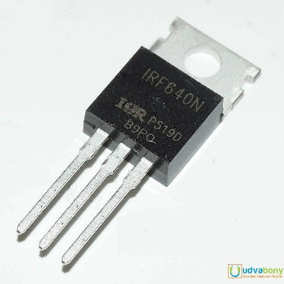Picture of IRF640PBF IRF640 IRF 640 200V 18A 125W TO-220 N-Channel Power MOSFET 3 Pin IC Power Transistor Field Effect MOSFET IC Electrical Circuitry & Parts
