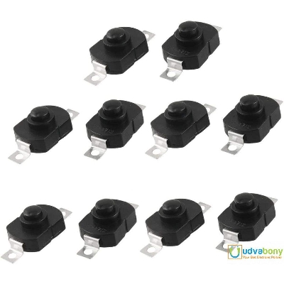 Picture of DC 30V 1A On Off Mini Push Button Switch-10Pcs