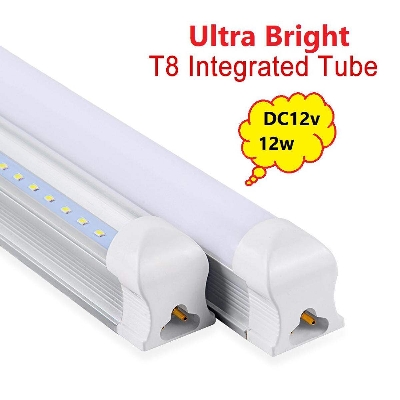 Picture of Ultra Bright DC 12V LED Fluorescent T8 Integrated LED T8 Tube Light For Bedroom Garden Outside Solar Light DIY Etc