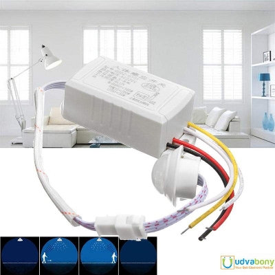 Picture of IR LED Strip AC 220V 3-5 Meter PIR Body Infrared Motion Sensor Switch Automatic Light Switch Human Motion Body PIR Infrared Motion Sensor Switch Movement Detector Intelligent Lamps Controller