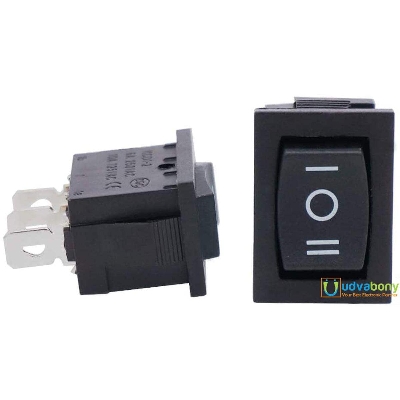 Picture of KCD1 On-Off-On Rocker Switch 3 Pin AC 250V 6A-3Pcs