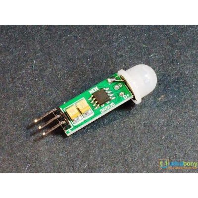 Picture of Mini PIR Motion Sensor HC-SR505 HCSR505 HC-SR 505DC 4.5-20V IR Pyroelectric Infrared PIR Motion Detector Sensor Module With Lens Human Motion Body Movement Detector Intelligent Sensor Electronics Circuitry & Parts