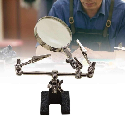 Picture of 3rd Hand Third Hand Clamp Helping Hands Clip Tool PCB Holder Without Soldering Iron Stand Tools Sets