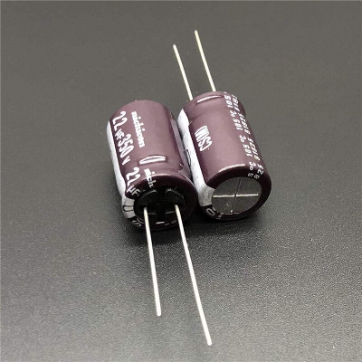 Picture of Radial 22uF Electrolytic Capacitor 300V-5Pcs