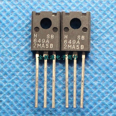 Picture of 5Pcs- 2SB649A 2SB649 B649 649 PNP Transistor 120V 1.5A 20W Silicon Bipolar Power Transistors Triode TO-126 Package Electrical Circuitry & Parts