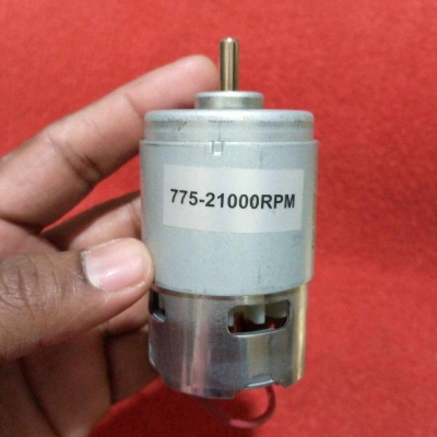 Picture of NEW ORIGINAL 775 SINGLE BALL BEARING DC 12V 18V 36V 775 21000RPM Heavy Speed COPPER Motor For Grinding Drilling Cutting Polishing & Fan Making Motor Tools Sets