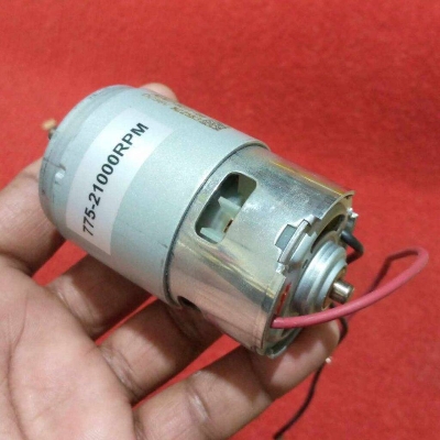 Picture of NEW ORIGINAL 775 SINGLE BALL BEARING DC 12V 18V 36V 775 21000RPM Heavy Speed COPPER Motor For Grinding Drilling Cutting Polishing & Fan Making Motor Tools Sets