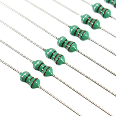 Picture of 5Pcs 10uH Ax ial Inductor 10uH 0.5W Ax ial Lead Color Ringm Conf ormal Fixed Inductors A xial Througmh Hole For Electrical Circuitry Parts