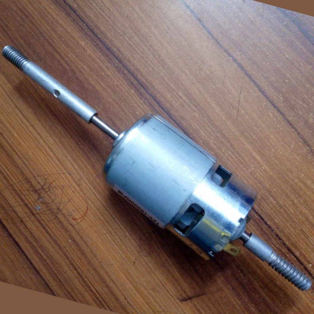 Picture of 775 12V METAL LONG SHAFT MOTOR 8mm Shaft 12V Charger Fans DC Motor DC 12V Volt Metal Long Shaft Copper Magnetic Motor