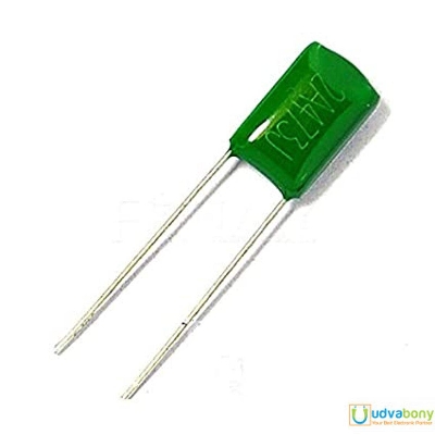 Picture of 10Pcs- Metallized Polypropylene Film 473j Capacitor 47nF 100V Mylar Polyester Film