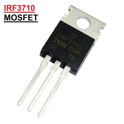 Picture of IRF3710 MOSFET 100V 57A N-Channel A Class IRF 3710 Power MOSFET Transistor TO-220 Package IC Electronic Components Electrical Circuitry & Parts