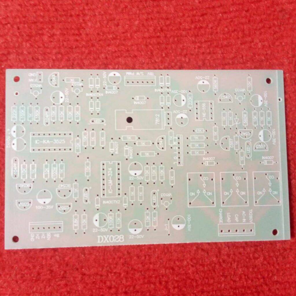 Picture of 3 Relay BLANK OSCILLATION Board ORGINAL CHINA GLASS Fiber