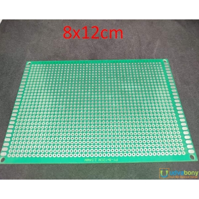 Picture of Veroboard Single Side Dot 12x8cm Glass Fiber Stripboard PCB Printed Circuit Board Project Board For Prototyping Weld Soldering Arduino DIY