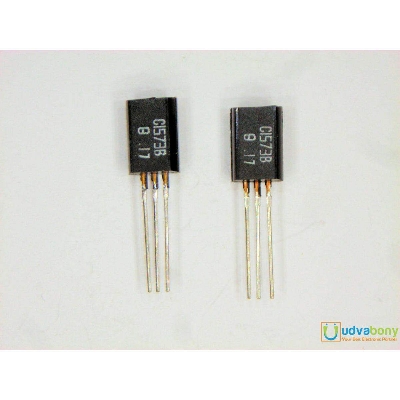 Picture of 5Pcs- 2SC1573 2SC 1573 C1573 NPN 20V 70mA Low Power NPN Transistors TO-92L Package Bipolar Transistor Silicon Epitaxial Type Transistors Electrical Circuitry & Parts