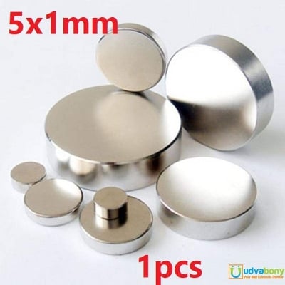 Picture of Disc Type Neodymium Strong Magnet- 5x1mm