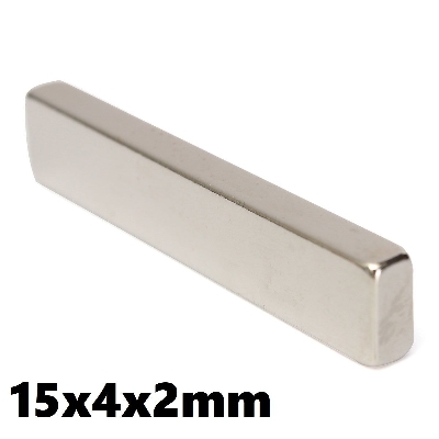 Picture of Neodymium Magnet 15x4x2mm Rectangular Neodymium Magnet 15x4x2mm Industrial Super Strong Neodymium Magnets 15x4x2mm Permanent Magnet For Garage Craft Art - 164494325