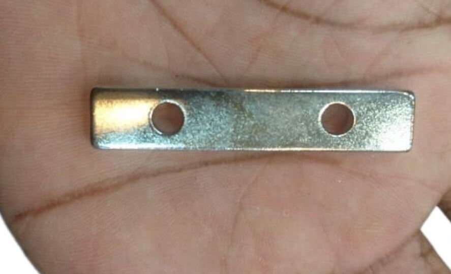 Picture of 48x9x3mm Rectangular Neodymium Magnet 48x9x3mm With Countersunk Hole Industrial Super Strong Neodymium Magnets Super Strength Permanent Magnet