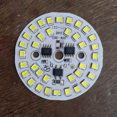 Picture of Medium Size 36 LED 18 Watt WHITE Color Ultra Bright White 18W Input AC 220V Integrated IC Driver SMD LED Board 18Watt Direct AC 220V LED