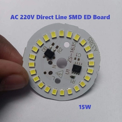 Picture of Ultra Bright White 15W Input AC 220V Integrated IC Driver SMD LED Board 15Watt