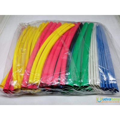 Picture of Heat Shrink Tube 6 Color 4 Inch Length 94 Pcs In Packet Tubing Shrinkable Wrap Wire Cable Sleeve Set Heat Shrink Wire DIY Connector Repair