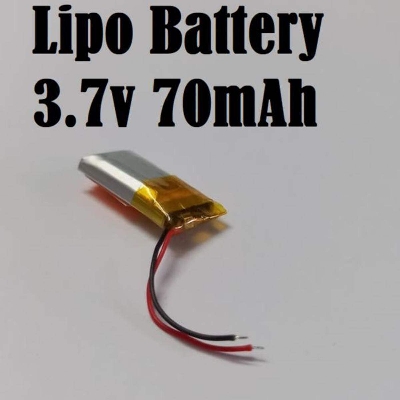 Picture of 3.7V 70mAh Lithium Polymer Rechargeable Lipo Battery For Bluetooth Earphone Headphone Etc - Battery - Battery