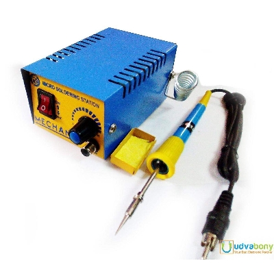 Picture of Micro Soldering Iron Station 220v 12w With Adjustable Temperature Controlled Power Unit With Slide On Pencil Tip Type Replaceable Bits 12W Temperature Controlled
