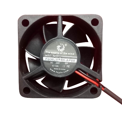 Picture of 50mm 2 Inch 24V 0.12A Cooling Fans 5020 DC 24V 50x50x20mm Fan Heatsink Mini Fans Cooler Cooling Fan Radiator Heat Dissipation Fan With 2 Pin Connector Cables