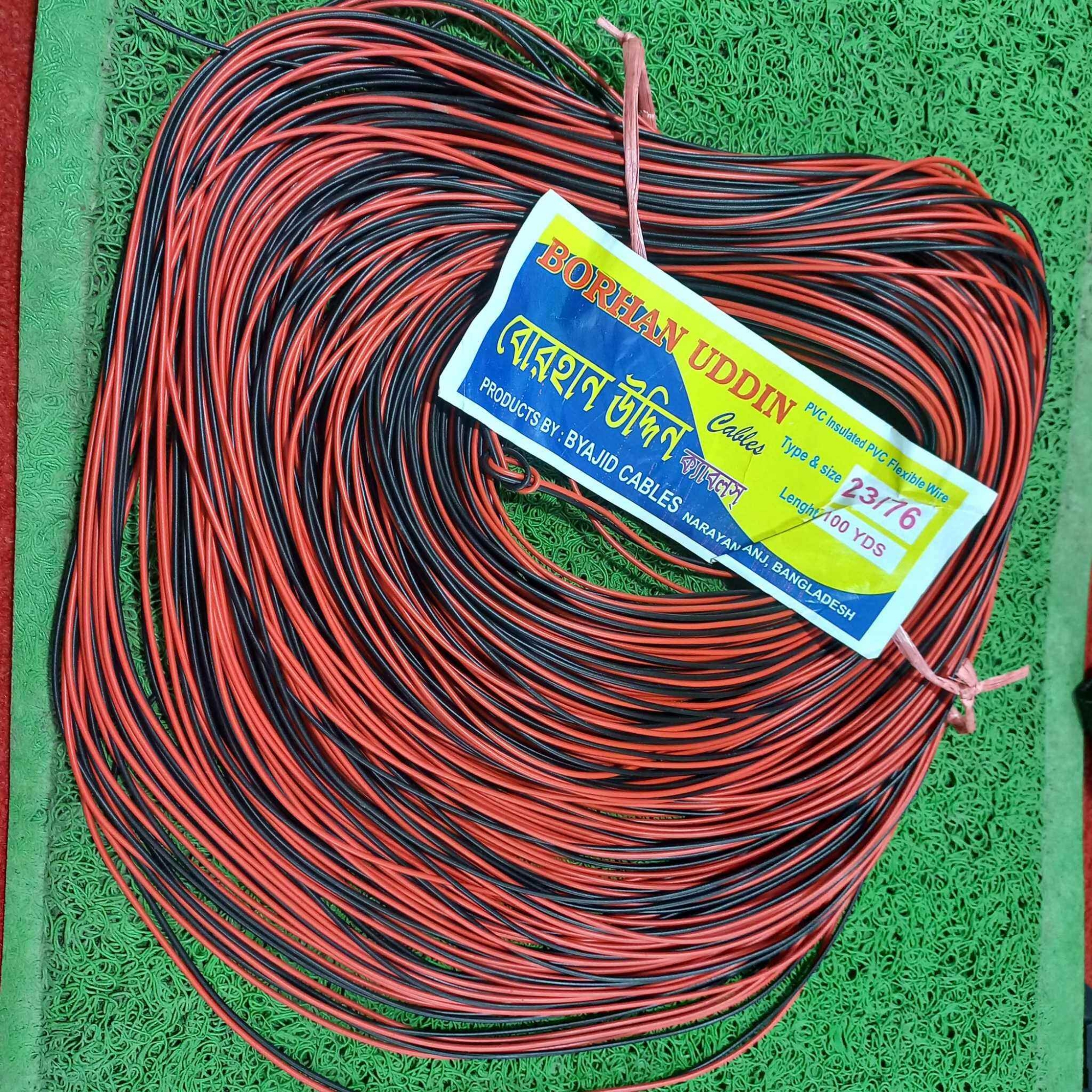Picture of 1-Coil 72 Gauge Thin & Separate 23/76 Pvc Insulated 23/76 Ac Dc Copper Conductor 72 Gauge  Wire Flexible Cables Wires For Electrical Power Supply Led Light Solar - Multi Plug