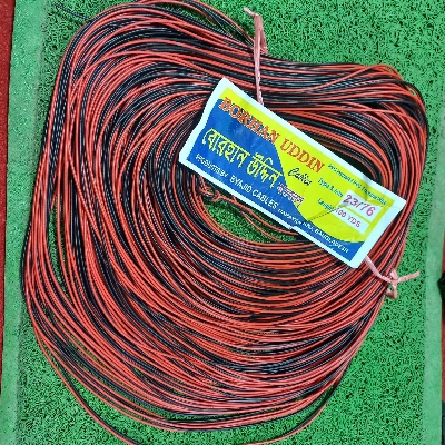 Picture of 1-Coil 72 Gauge Thin & Separate 23/76 Pvc Insulated 23/76 Ac Dc Copper Conductor 72 Gauge  Wire Flexible Cables Wires For Electrical Power Supply Led Light Solar - Multi Plug