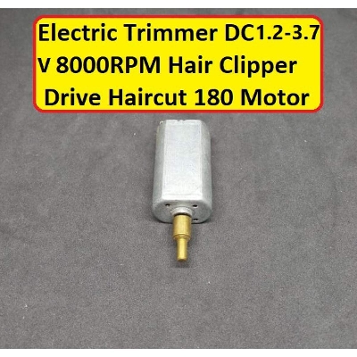 Picture of 8000RPM Electric Trimmer DC 1.2V 3.7V 8000RPM Clippers Drive 180 Motor For Electric Clipper Trimmer Shaving Machine Motor Tools Sets 1.2V Trimmer Motor