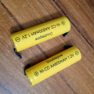 Picture of 14500 Battery BOTH SIDE STAPLING 1.2V 600mAh NI-CD Rechargeable Battery