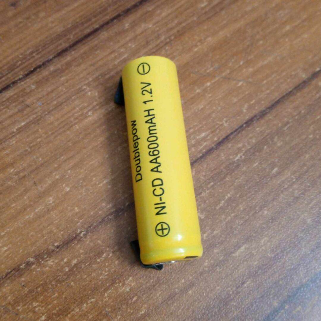 Picture of 14500 Battery BOTH SIDE STAPLING 1.2V 600mAh NI-CD Rechargeable Battery