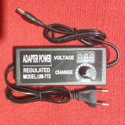 Picture of 3V-24V 5Amp Universal AC 220V To DC 3V-24V 5A Adjustable Voltage Regulated Power Adapters With 7 Segment Display Screen For