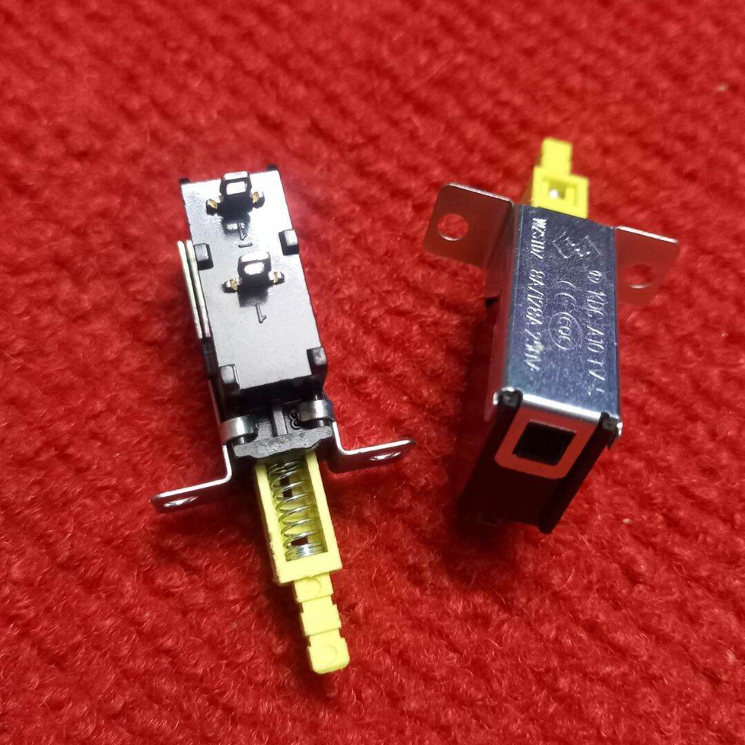 Picture of 2Pcs- KDC-A10 TV-5 SELF LOCK 8A/128A 250V Switches DPST 2 Pins ON OFF Locking Latching Switch For TV - Minimalistic Sophistication