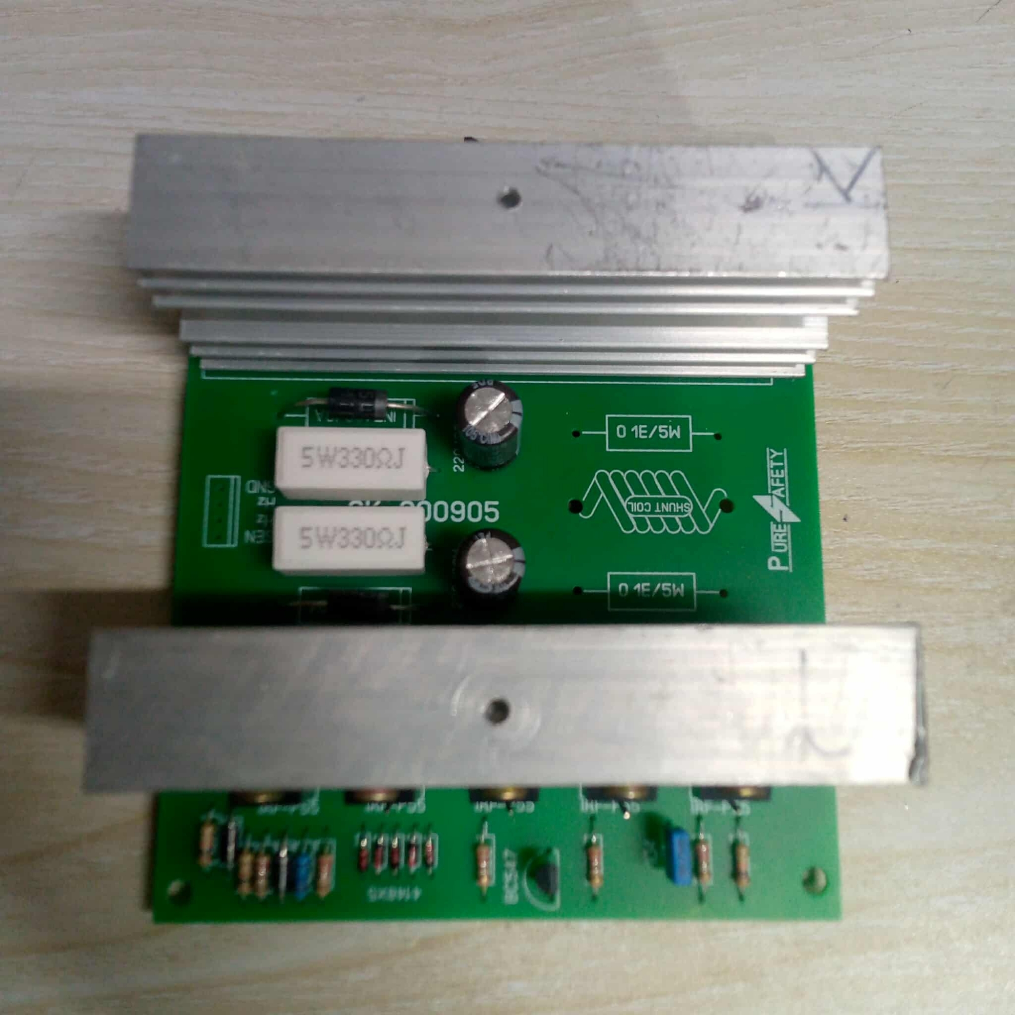 Picture of IPS 5 MOSFET Board 800VA BANGLADESHI Circuit MOSFET Board Circuit Total 10 MOSFET In Circuit With Alluminum Heatsinks Adapters