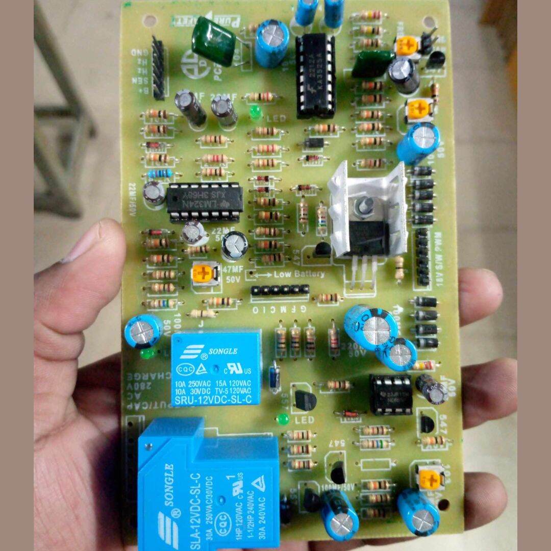 Picture of IPS OSCILLATION Board IPS Inverter Oscillation Control Board Circuit DC 12V To AC 220V Output Square Wave With Charging Overload Protection Inverter Motherboard Switches