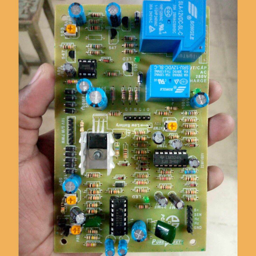 Picture of IPS OSCILLATION Board IPS Inverter Oscillation Control Board Circuit DC 12V To AC 220V Output Square Wave With Charging Overload Protection Inverter Motherboard Switches