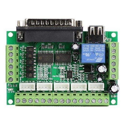 Picture of Stepper Motor Driver MACH3 5 Axis CNC Breakout Board For CNC Engraving Machine DIY Electronics Project MACH3 5 Axis