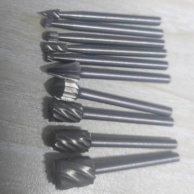 Picture of 10Pcs Set Drills Bits Electric Grinding Accessories 10Pcs 3mm Shank HSS Bits Rotary Bu-rr For Drill Woodworking Tool Set CNC Engraving Drills & Drivers