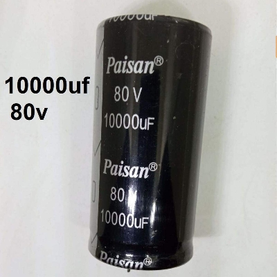Picture of Electrolytic Capacitor 10000Uf 80V Radial Polarized Aluminum Electrolytic Capacitor - Solar Panel - solar panel 100w