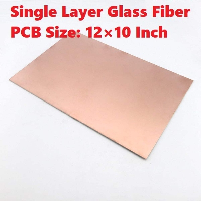Picture of Copper Clad Glass Fiber Fr-4 12×10 Inch Single Layer Laminate Prototype Printed Circuit Board Pcb Plate Sheet Electrical Circuitry & Parts - Solar Panel