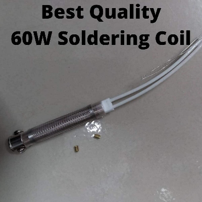 Picture of Supper Quality 60W Soldering Iron Coil AC 220v 60 Watt Soldering Iron Core Heating Element Replacement Spare Parts Welding Tool Electric Iron Core For 60W Tatal Bit Tip Inner Leads - Multi Plug - Multi Plug