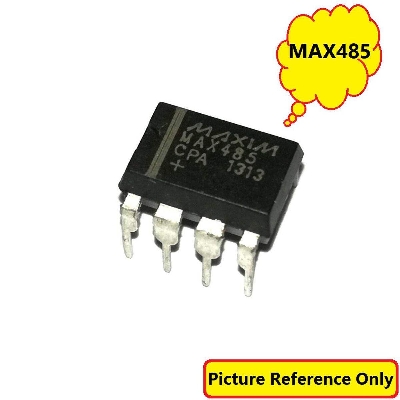 Picture of MAX-485 RS485 Commun-ication IC M-A-X 485 Integrated Circuit Chip Electrical Circuitry & Parts