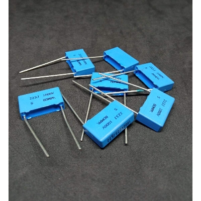 Picture of 5Pcs- Box Type 22nF Capacitor 223J 1000V Metal Film Capacitor